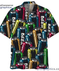 colorful beer vintage retro aloha short sleeve button down hawaiian shirt 44 Nes1i