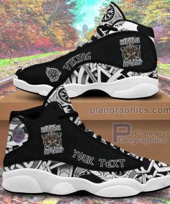 jd13 sneaker custom vintage colorful posters warrior sneakers tyx5q