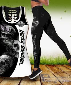 harley davidson motor style tank top and legging UxfjO