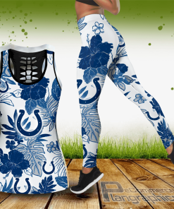indianapolis colts hawaiian hollow tanktop leggings set 75bQQ