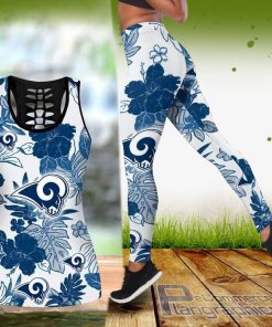 los angeles rams hawaiian tropical tank top and legging VWFSY