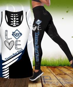 love mlb tampa bay rays tank top and legging 4Xnhp
