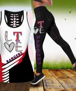 love mlb texas rangers tank top and legging KfFuL