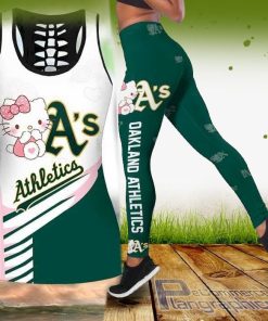 mlb oakland athletics hello kitty tank top and legging evlQF