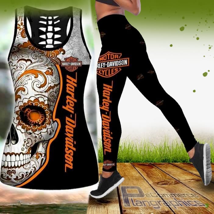 Motor Lover Harley Davidson Tank Top And Legging motor lover harley davidson tank top and legging j4ujj