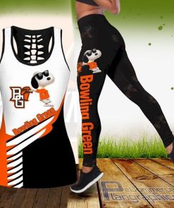 ncaa snoopy dog bowling green falcons tank top and legging gmsau