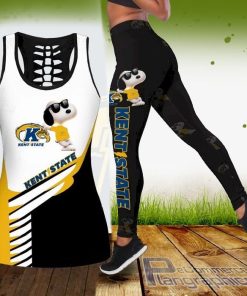 ncaa snoopy dog kent golden flashes tank top and legging cLdT8