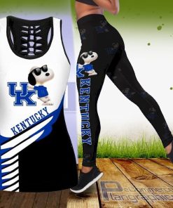 ncaa snoopy dog kentucky wildcats tank top and legging fTD5L