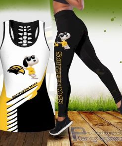 ncaa snoopy dog miss golden eagles tank top and legging mwLoO