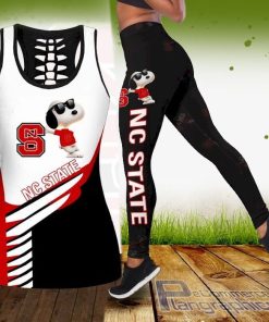 ncaa snoopy dog nc state wolfpack tank top and legging ESfrf