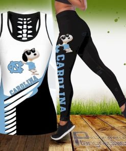 ncaa snoopy dog nc tar heels tank top and legging gF4x0