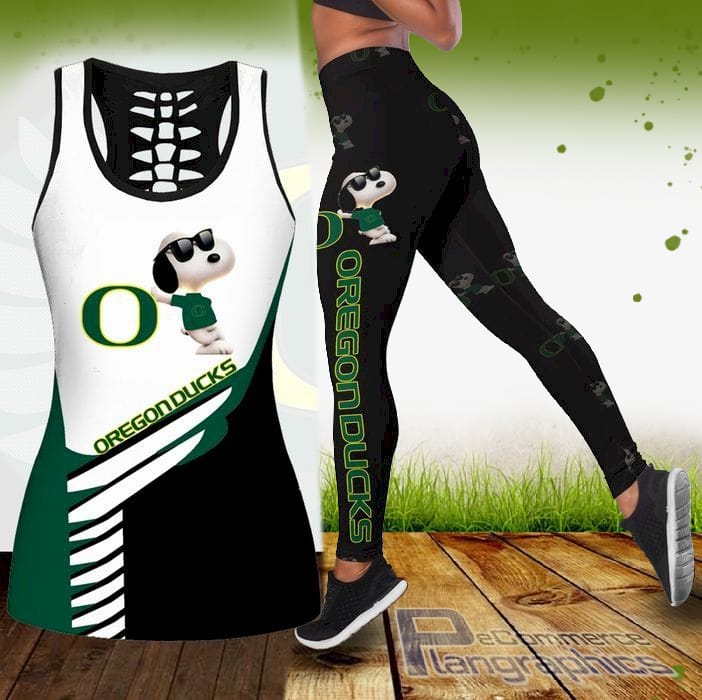 Ncaa Snoopy Dog Oregon Ducks Tank Top And Legging ncaa snoopy dog oregon ducks tank top and legging fEirQ