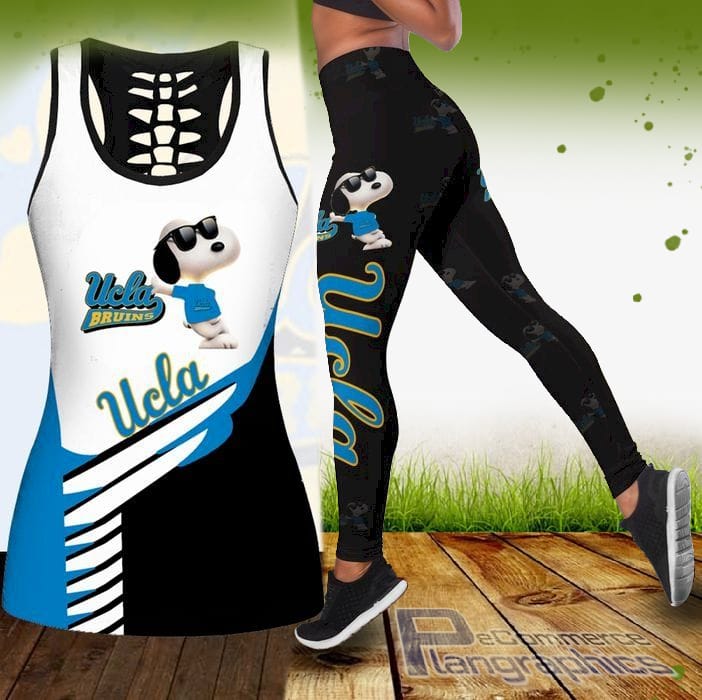 Ncaa Snoopy Dog Ucla Bruins Tank Top And Legging ncaa snoopy dog ucla bruins tank top and legging FaTKt