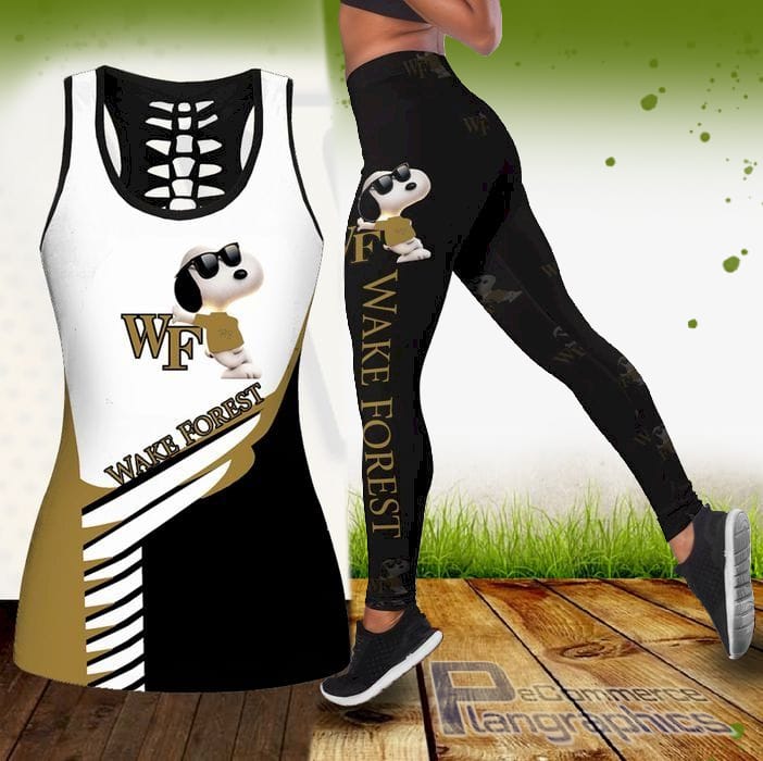 Ncaa Snoopy Dog Wake Forest Deacons Tank Top And Legging ncaa snoopy dog wake forest deacons tank top and legging f4UmK