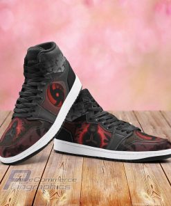 itachi uchicha naruto cartoon air jordan hightop sneaker 4 kr6gsb