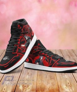 itachi uchiha naruto cartoon air jordan hightop sneaker 4 buxygx