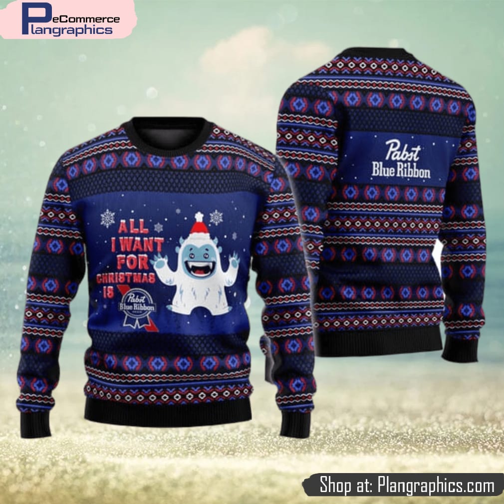 Boho Stripes Pabst Blue Ribbon Christmas Cute Christmas Gift for Men And Women