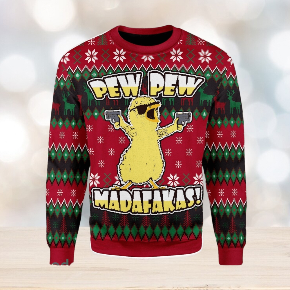 Chicken_Pew_Pew_Madafakas_Funny_Chicken_Gangster_Meme_Ugly_Christmas_Sweater_Xmas_Gift_Men_And_Women_Christmas_Sweater_2_jbirhq