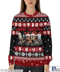 horror-character-funny-movie-character-unisex-christmas-ugly-sweater-1