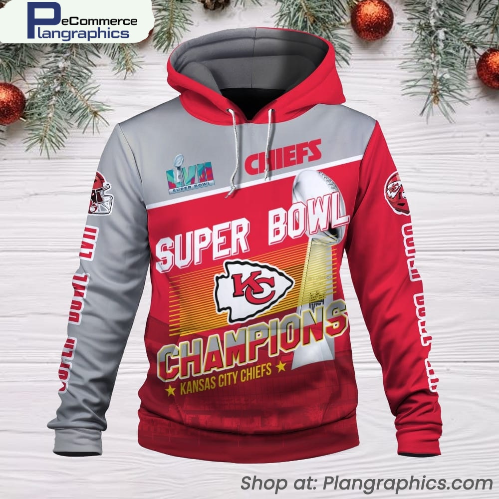 Kansas City Chiefs American Football Super Bowl Hoodie 3D Printed, Kansas City Chiefs Unique Gifts