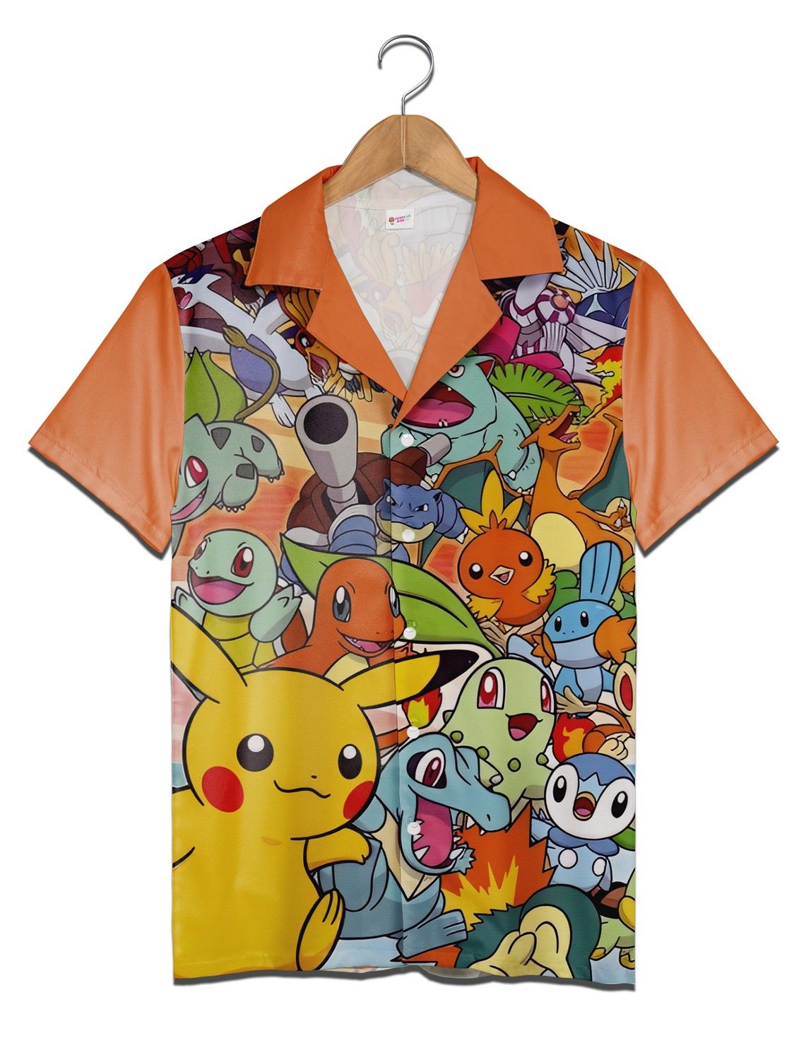 pokemon-hawaiian-shirt-orange-pokemon-characters-pattern-aloha-shirt-2_ho41xx